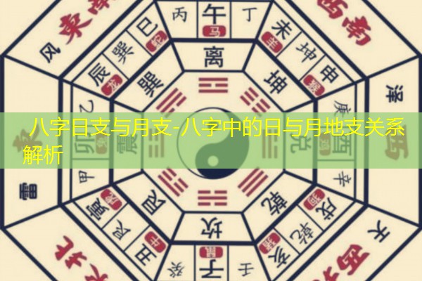  八字日支与月支-八字中的日与月地支关系解析