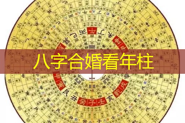  八字合婚看年柱