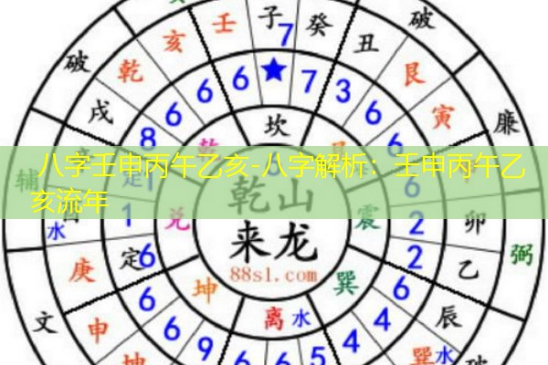 八字壬申丙午乙亥-八字解析：壬申丙午乙亥流年