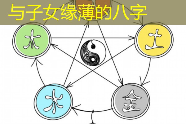  与子女缘薄的八字
