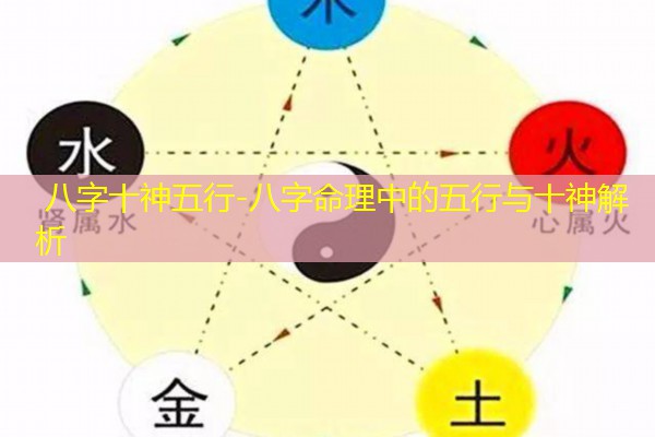  八字十神五行-八字命理中的五行与十神解析
