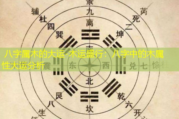  八字属木的大运-木运盛行：八字中的木属性大运分析