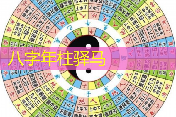  八字年柱驿马
