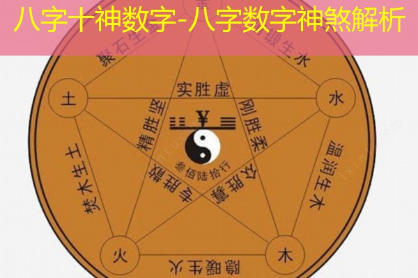  八字十神数字-八字数字神煞解析