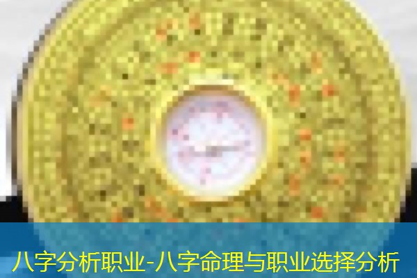  八字分析职业-八字命理与职业选择分析