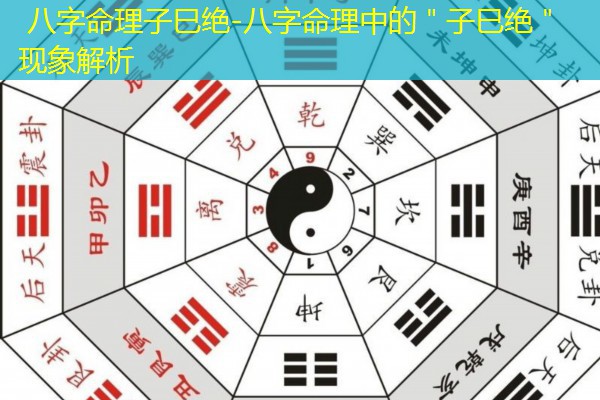  八字命理子巳绝-八字命理中的＂子巳绝＂现象解析