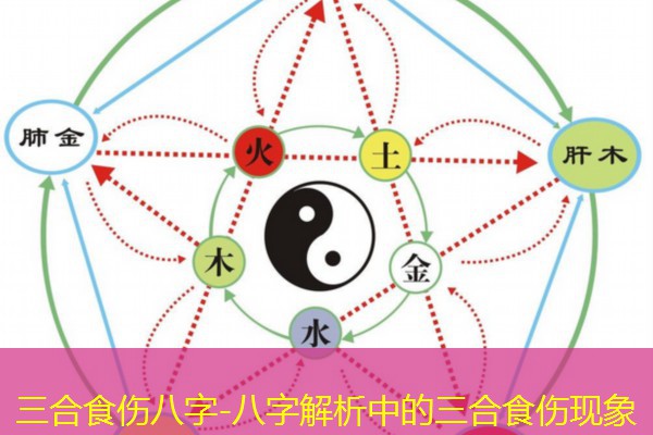  三合食伤八字-八字解析中的三合食伤现象