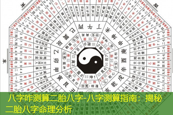  八字咋测算二胎八字-八字测算指南：揭秘二胎八字命理分析