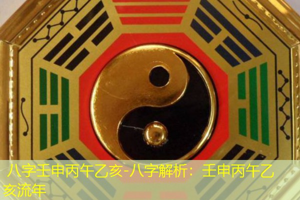  八字壬申丙午乙亥-八字解析：壬申丙午乙亥流年