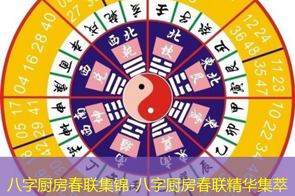  八字厨房春联集锦-八字厨房春联精华集萃