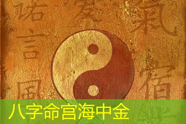  八字命宫海中金