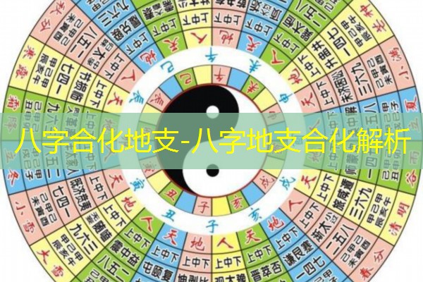  八字合化地支-八字地支合化解析