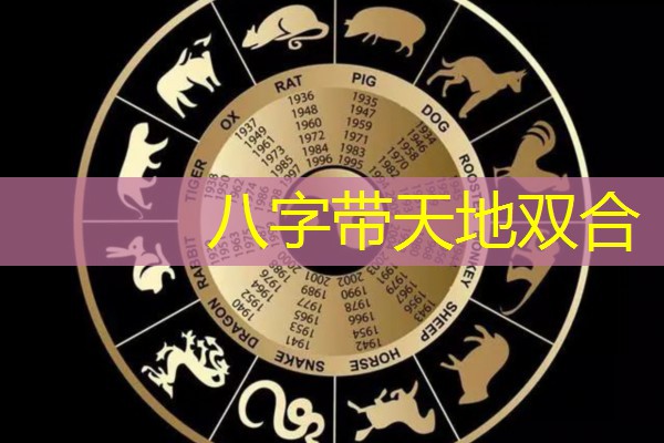  八字带天地双合