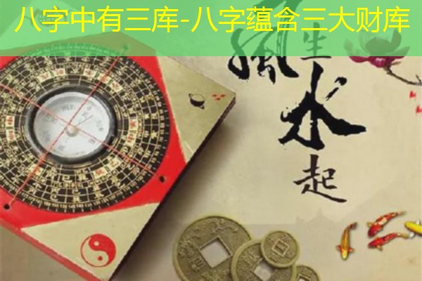  八字中有三库-八字蕴含三大财库