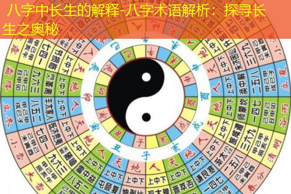  八字中长生的解释-八字术语解析：探寻长生之奥秘