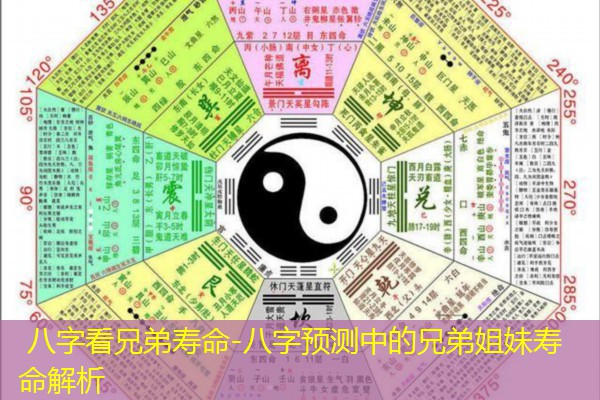  八字看兄弟寿命-八字预测中的兄弟姐妹寿命解析
