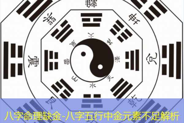  八字命理缺金-八字五行中金元素不足解析