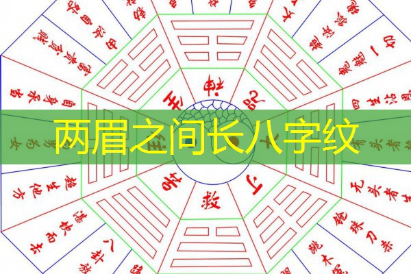  两眉之间长八字纹