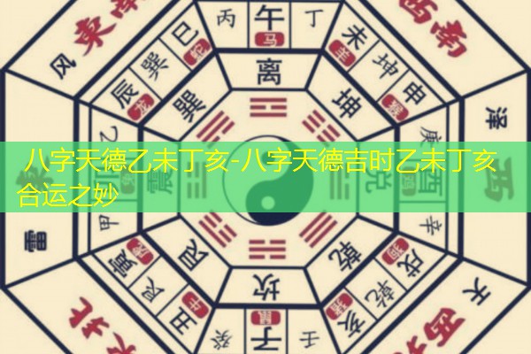  八字天德乙未丁亥-八字天德吉时乙未丁亥合运之妙