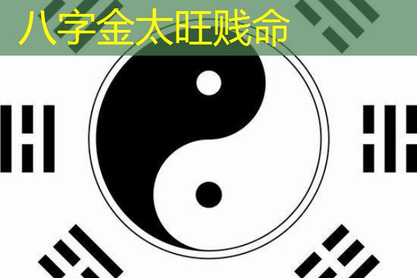  八字金太旺贱命
